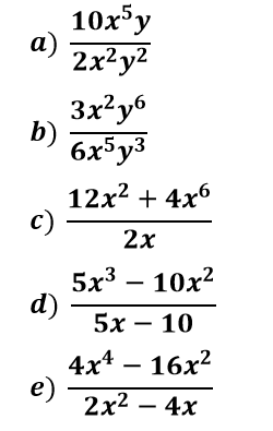 ejercicios resueltos de simplificación de fracciones algebraicas