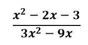 ejercicio resuelto de simplificar fracciones algebraicas