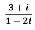 dividir numeros complejos en forma binomica